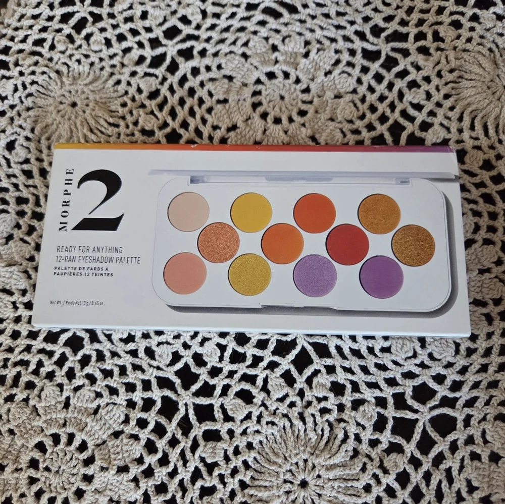 Morphe 2 Ready‎ For Anything 12-Pan Eyeshadow Palette Matte Shimmer Multi-Color
